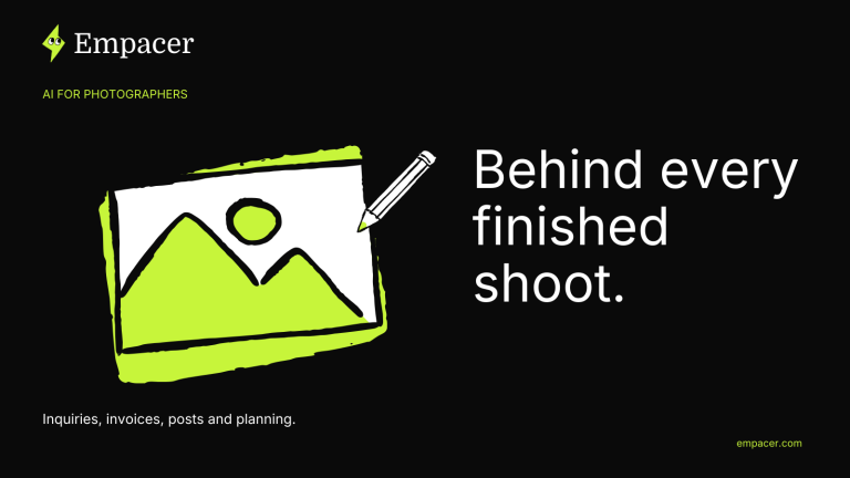 Empacer cover for photographers: inquiries, invoices, posts and planning behind every shoot